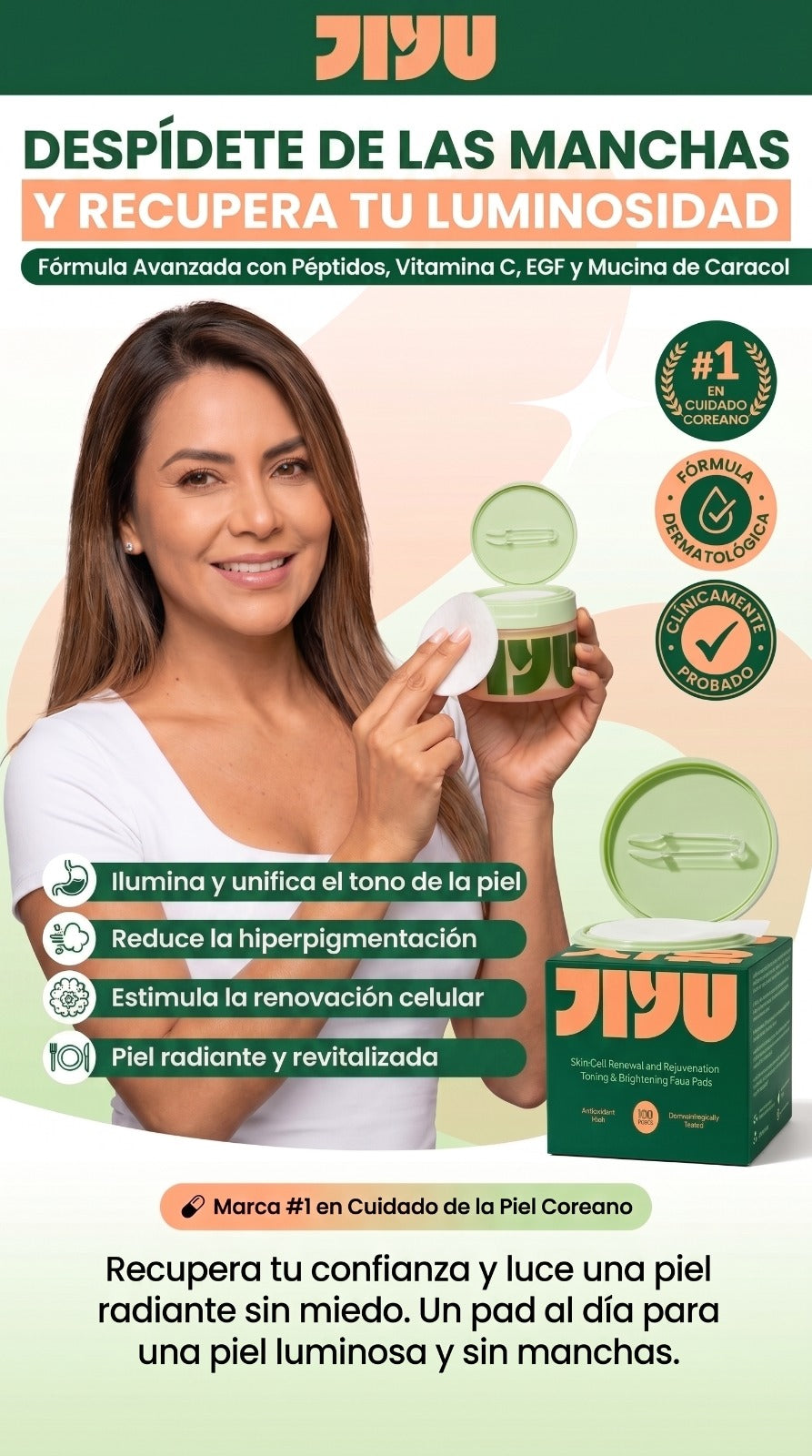 JiYu® Parches -Piel impecable y uniforme